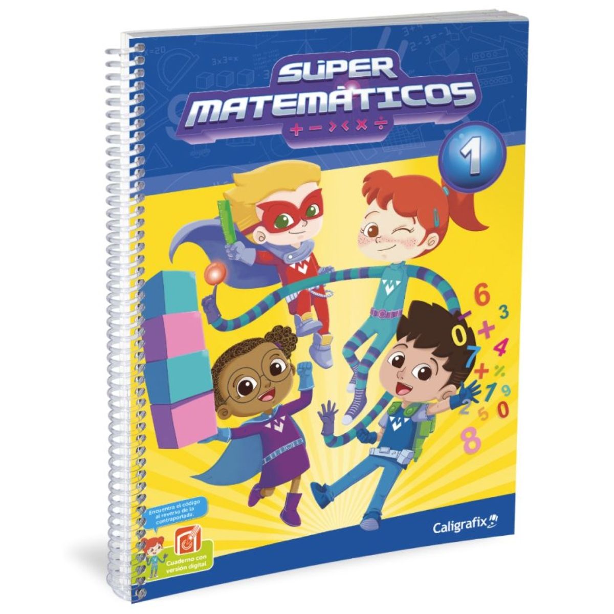 CALIGRAFIX - Super Matemáticos N°1