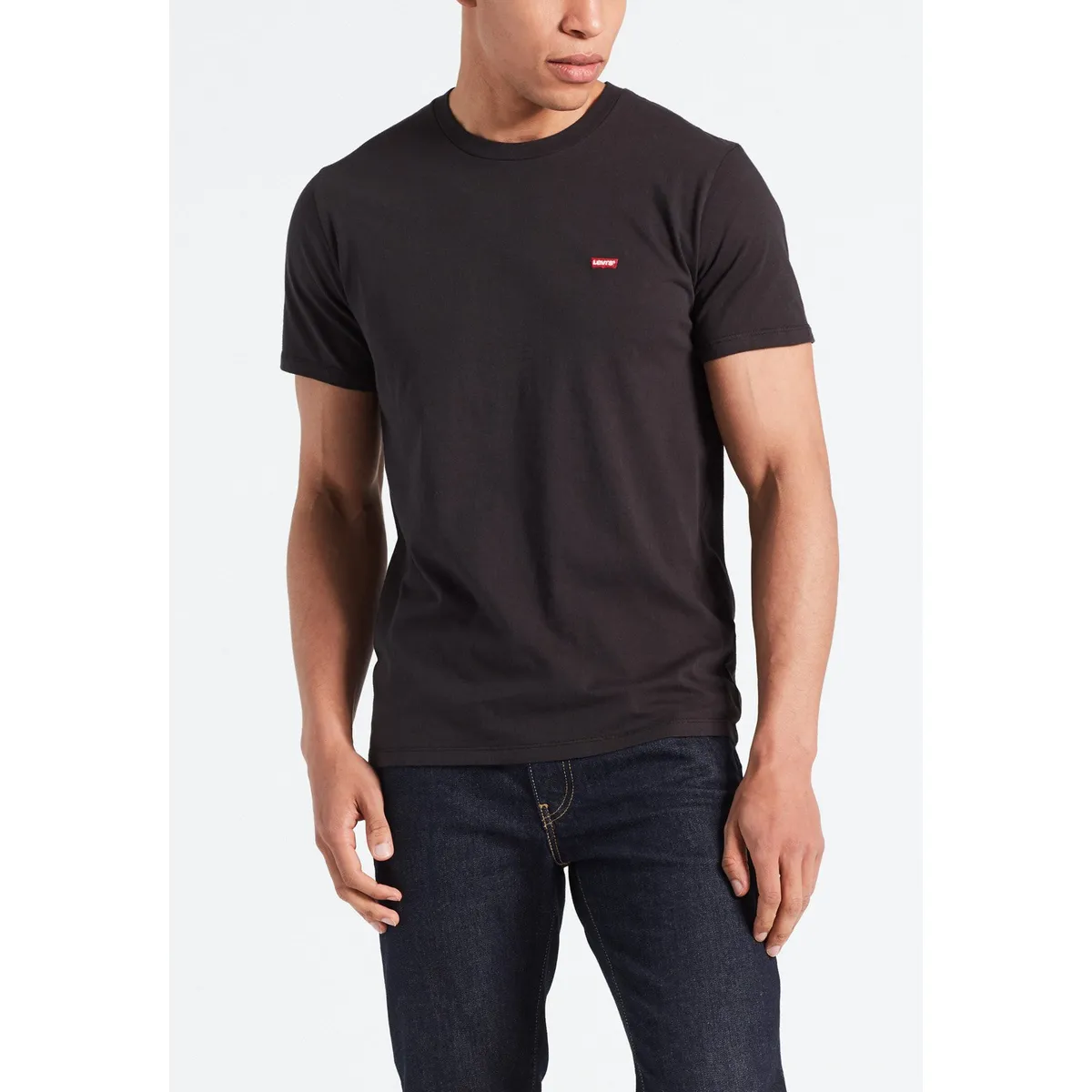 LEVIS - Polera Hombre Regular Fit Mini Logo Negro Levis
