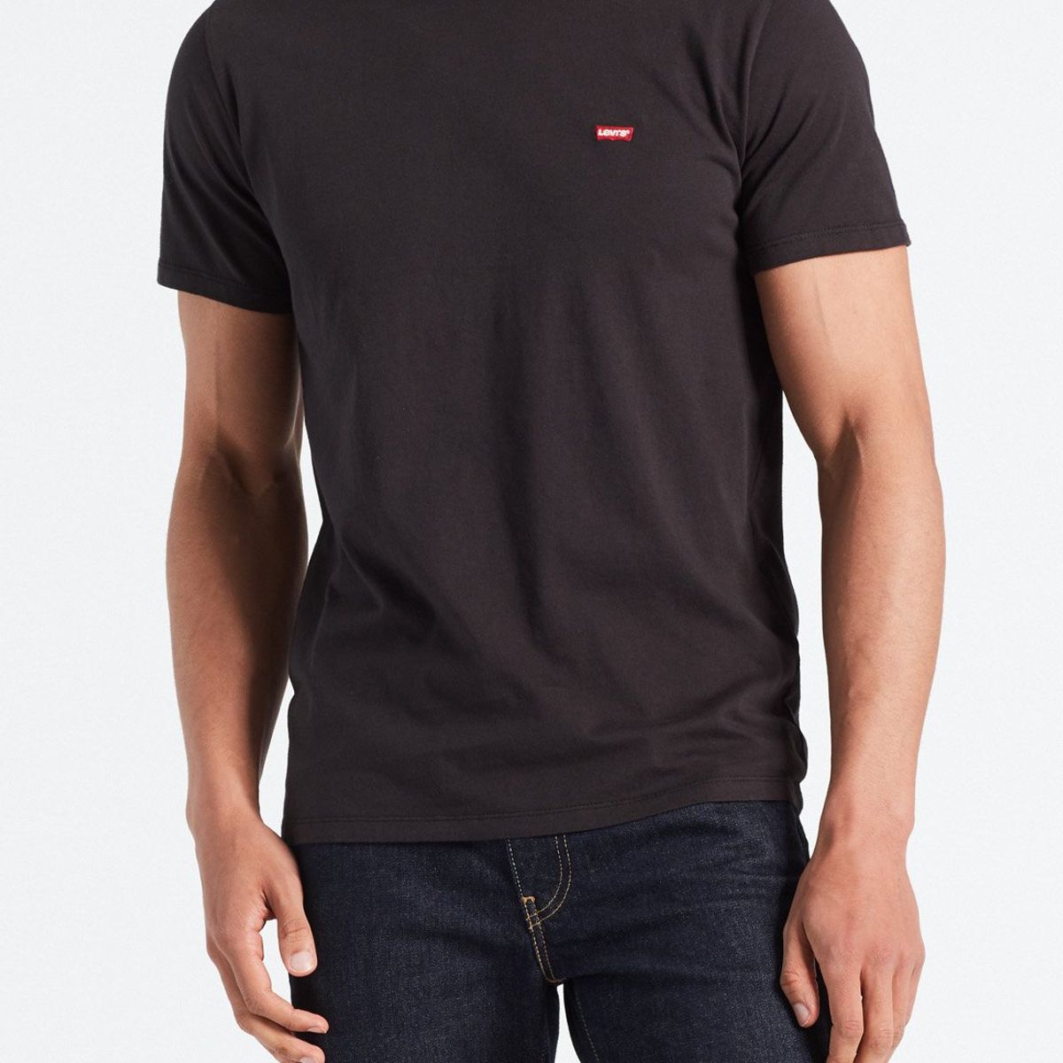LEVIS - Polera Hombre Regular Fit Mini Logo Negro Levis