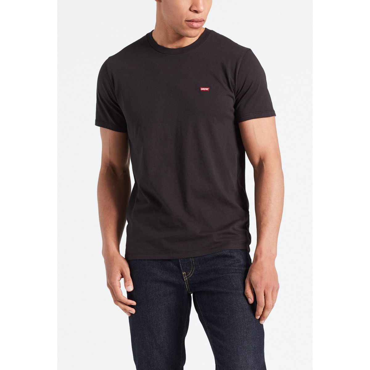 LEVIS - Polera Hombre Regular Fit Mini Logo Negro Levis