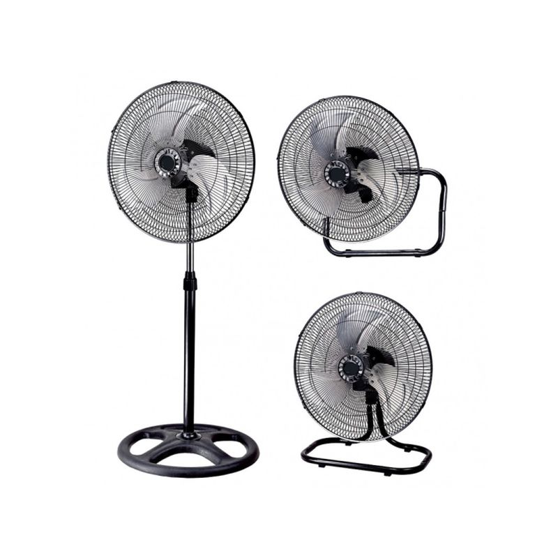 GENERICO - Ventilador Metalico  Alta Potencia 3 En 1