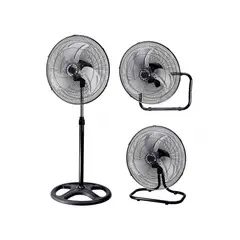 GENERICO - Ventilador Metalico Alta Potencia 3 En 1