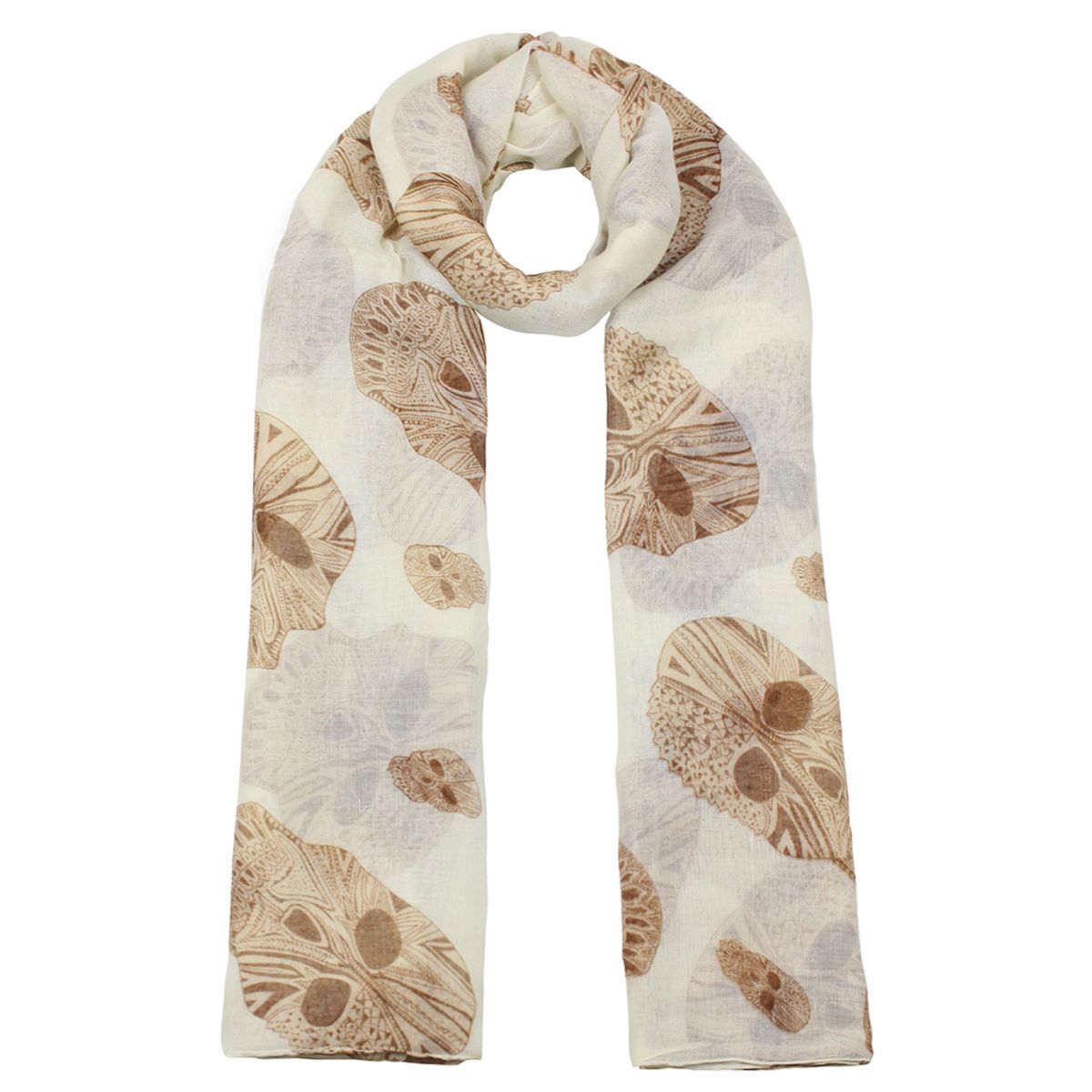 KUBAYOFF - Pañuelo Omani beige KUBAYOFF