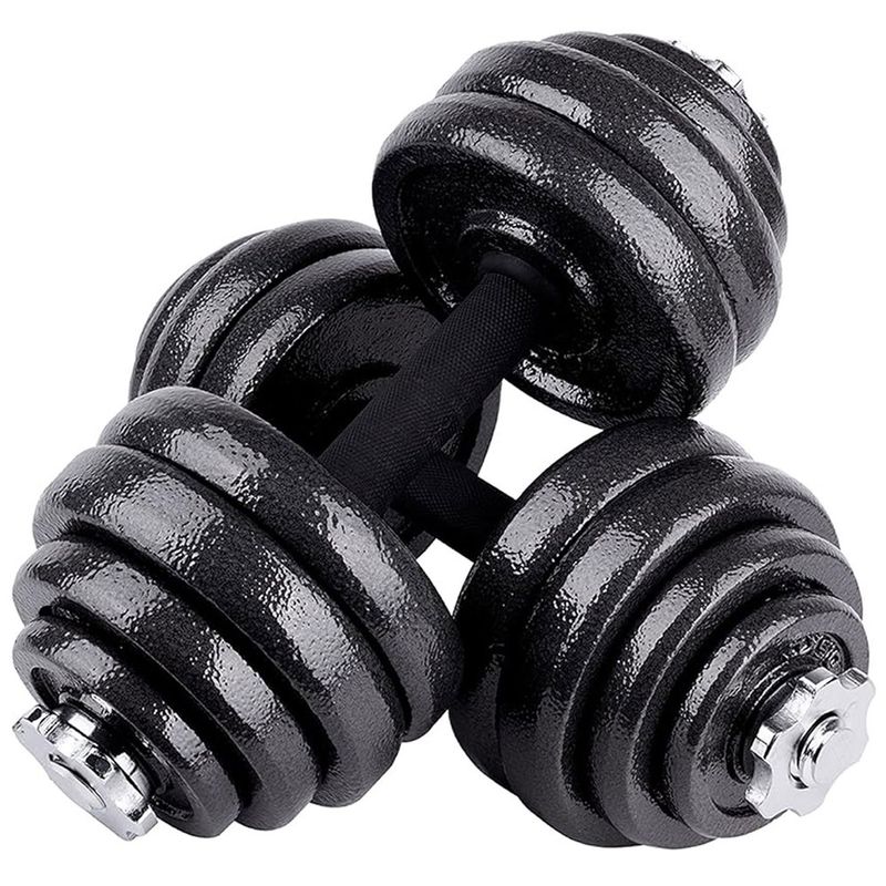 GENERICO - Set Mancuernas 20kg con maleta