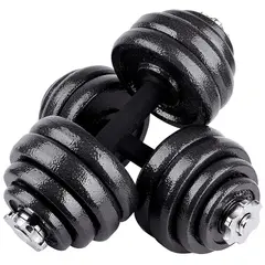 GENERICO - Set Mancuernas 20kg con maleta