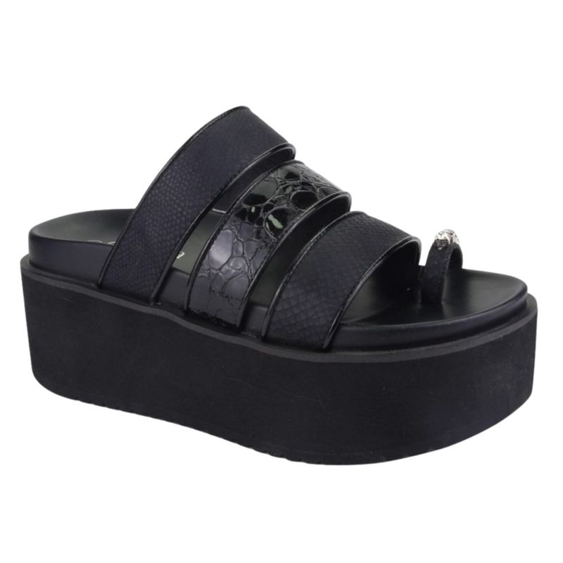 CHALADA - Sandalia Mujer Negro Moda Chalada Viru-21