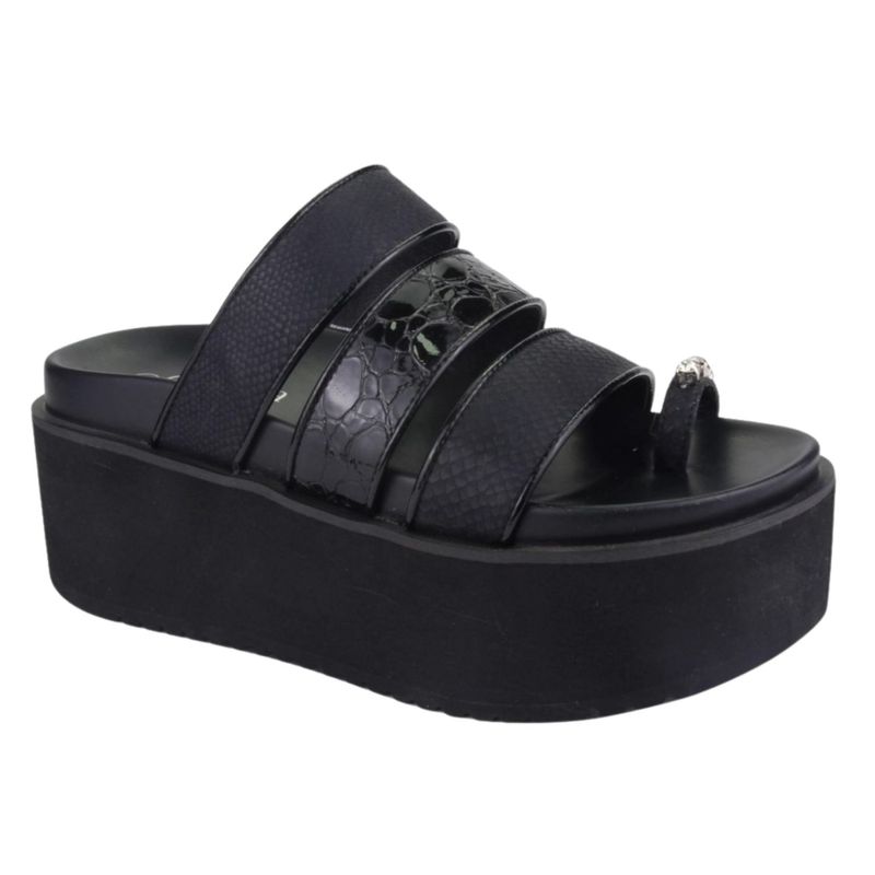 CHALADA - Sandalia Mujer Negro Moda Chalada Viru-21