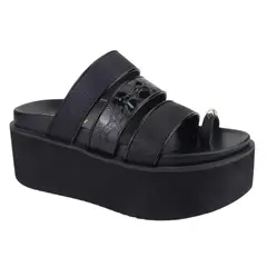 CHALADA - Sandalia Mujer Negro Moda Viru-21