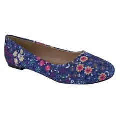 CHALADA - Ballerina Mujer Azul Casual Nathan-6