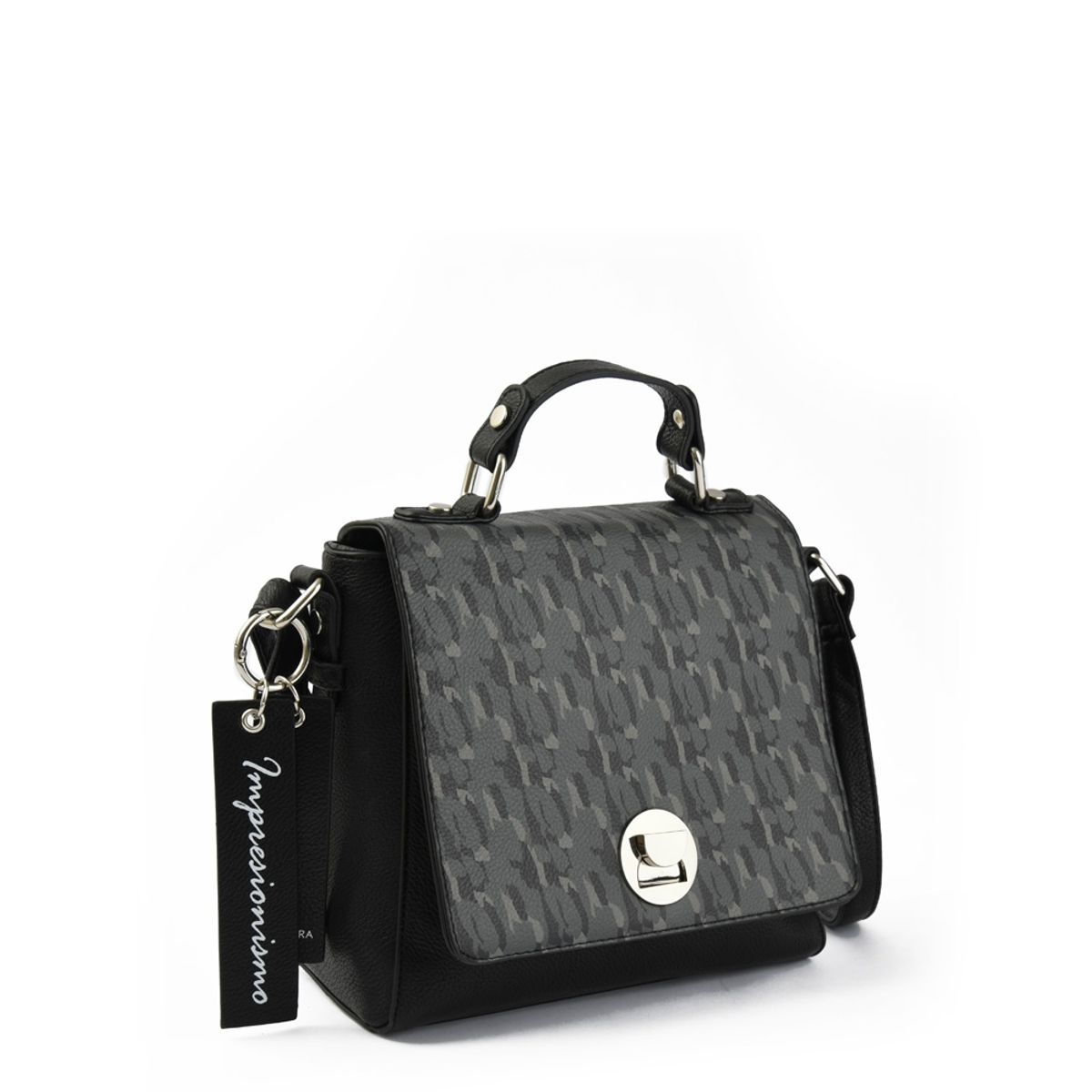 AMPHORA - Cartera Bandolera Mediana Claude Negro