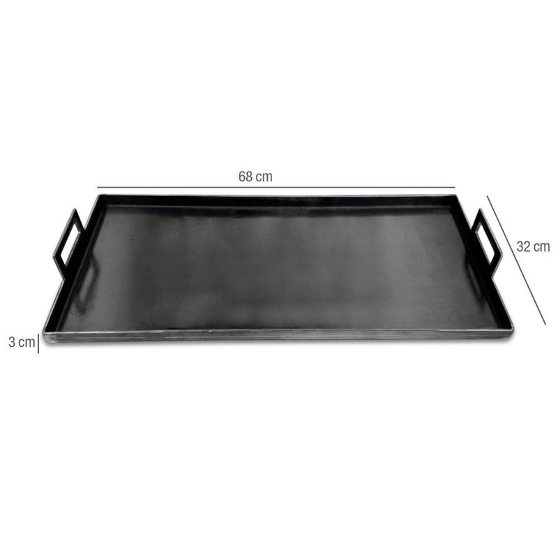 SOLGAS - Plancha  Acero Sobre Parrilla