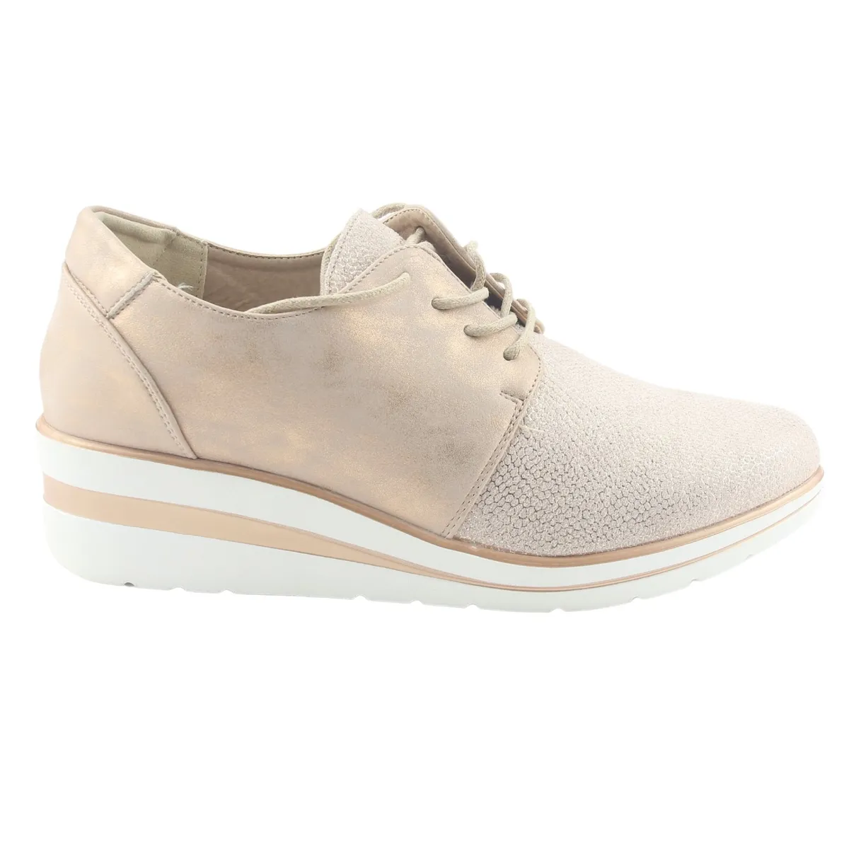 CHALADA - Zapato Mujer Dorado Casual Chalada Zlat-5