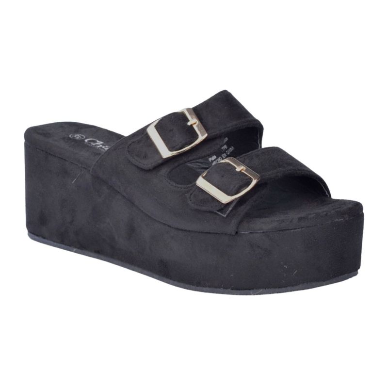 CHALADA - Sandalia Mujer Negro Plataforma Chalada Clona-20