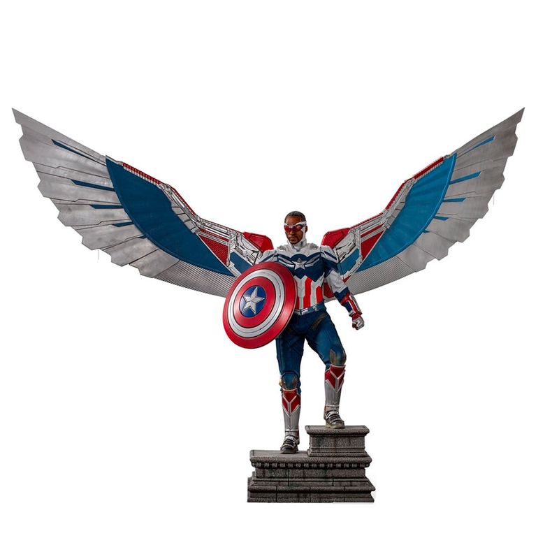 IRON STUDIOS - IRON STUDIOS FIGURA CAPITAN AMERICA FALCON COMPLETE FNTW 1-4