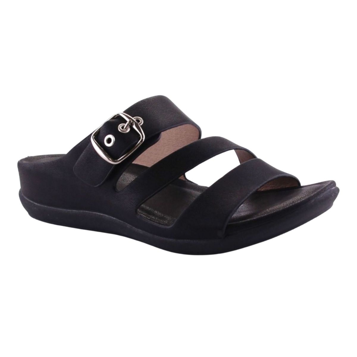 CHALADA - Sandalia Mujer Negro Comfort Chalada Ceniza-5