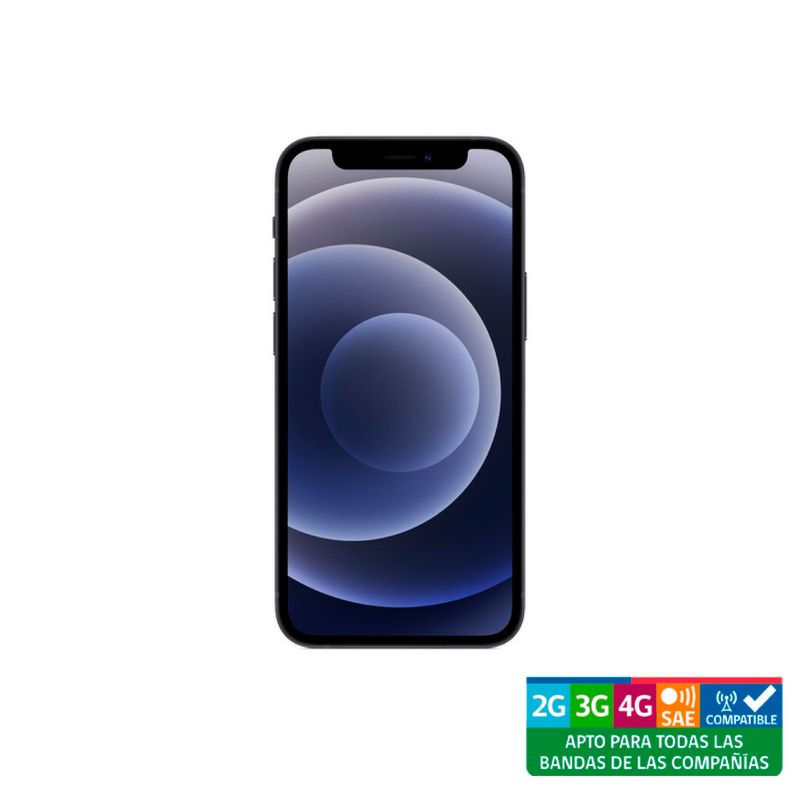 APPLE - iPhone 12 256GB Negro Reacondicionado