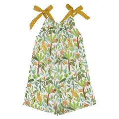 UP BABY - Enterito Safari Multicolor Verde