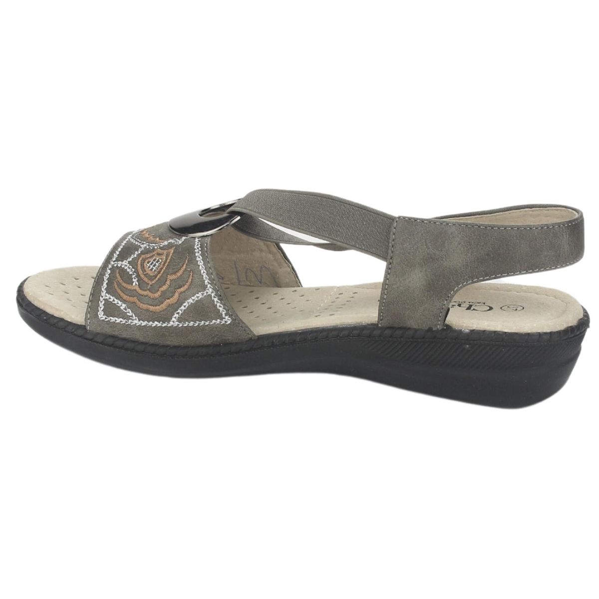 CHALADA - Sandalia Mujer Gris Comfort Chalada Lena-3