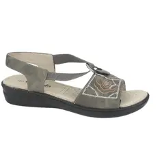 CHALADA - Sandalia Mujer Gris Comfort Lena-3