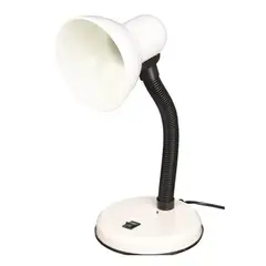 GENERICO - Lampara Escritorio Flexible Lamparas De Mesa Lampara Lectura Blanco.