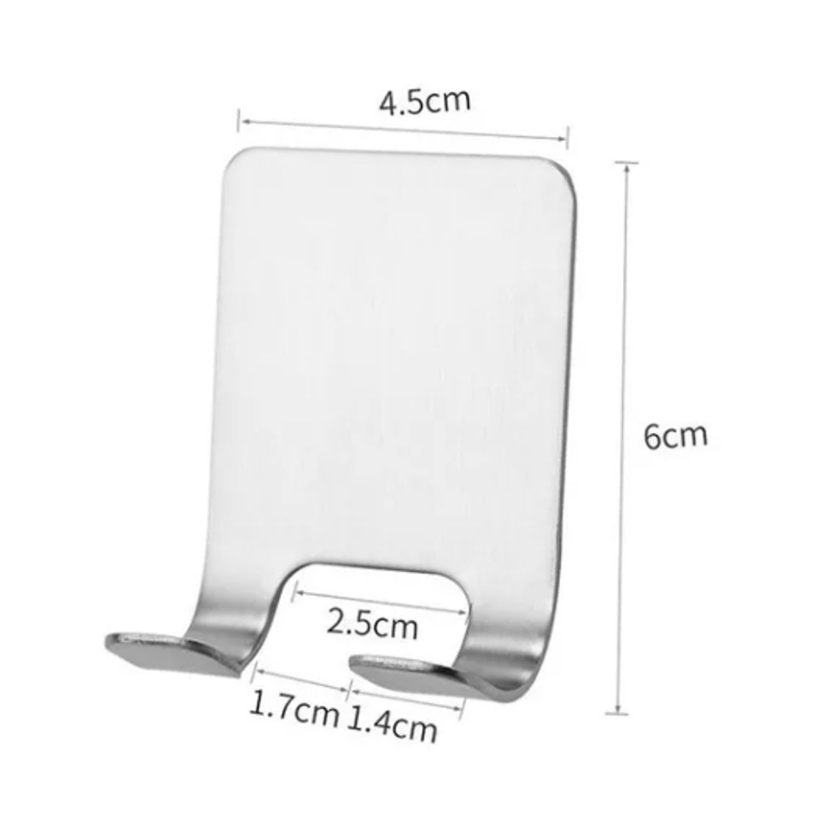 ESHOPANGIE - Pack 2 Soportes Multifunción De Pared De Acero Inoxidable