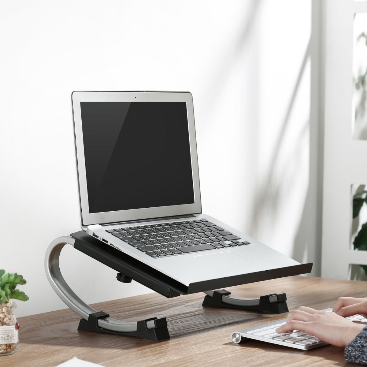 ERGOSTORE - Soporte Ergonómico para Notebook Elevador Portátil Oficina y Hogar