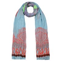 Pañuelo Alcala celeste