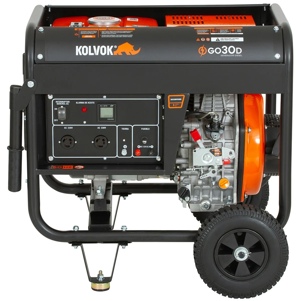 KOLVOK - Generador eléctrico diésel 3000W