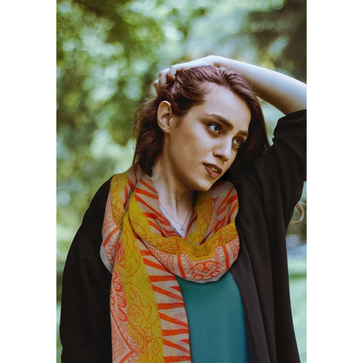 KUBAYOFF - Pañuelo Janis orange KUBAYOFF