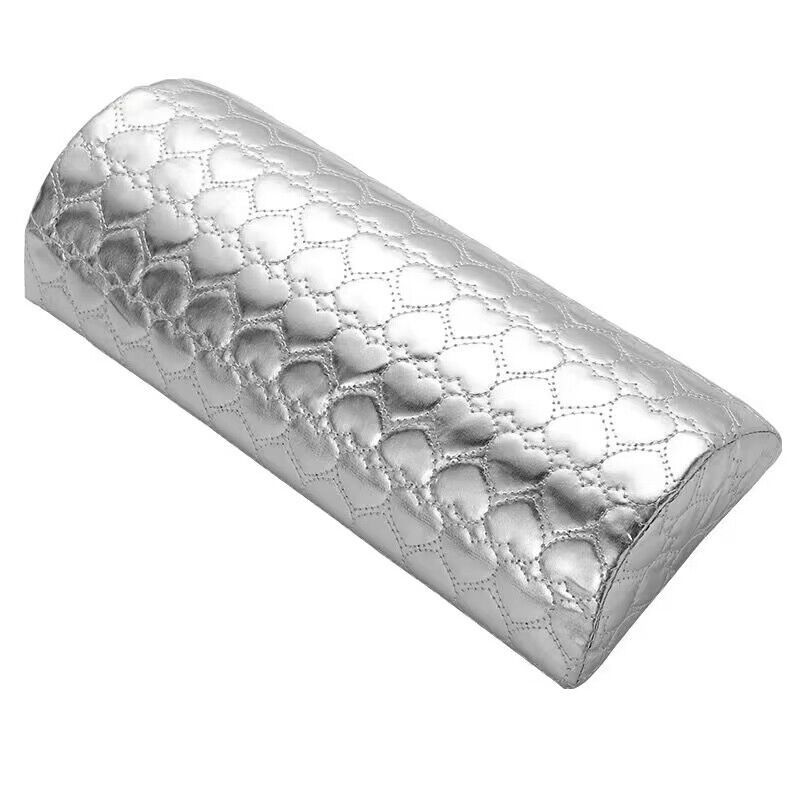 GENERICO - Almohada Para Manicure Apoya Manos Color Plateado