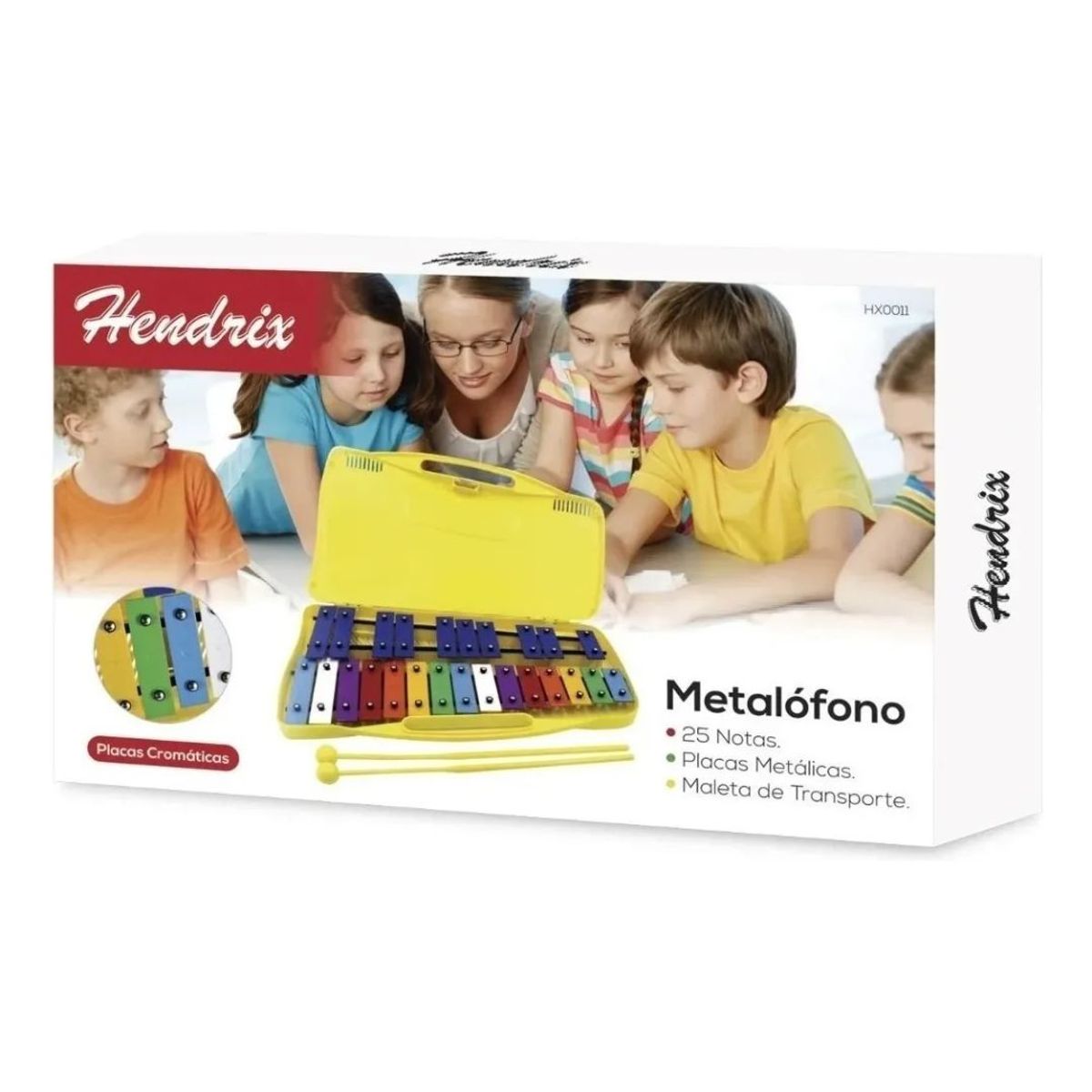 HENDRIX - Metalofono De 25 Notas Hx0011