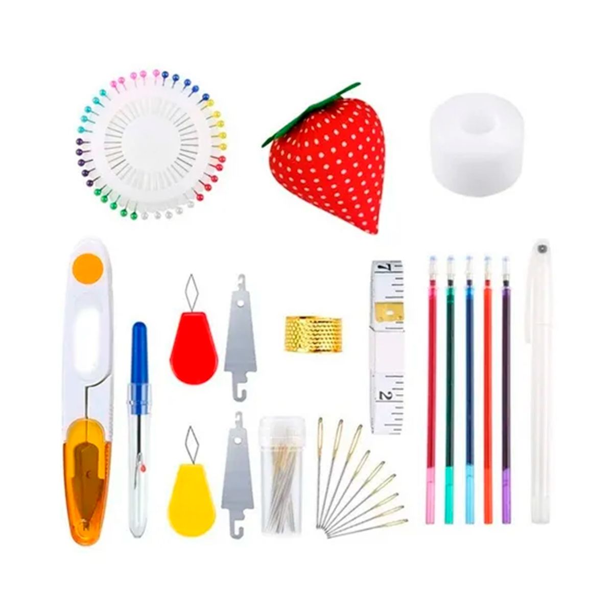 GENERICO - Set De Agujas Mágica Bordado  Kit De Hilos De Bordar