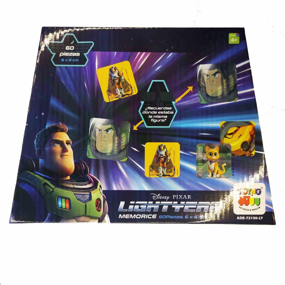 TOYNG - Memorice original juegos de mesa 60 piezas