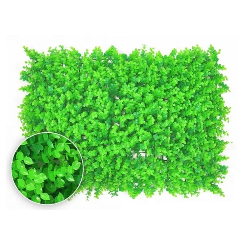 GENERICO - Palmeta Pasto Espiral Trebol Enredaderas Cerca Mallas Plantas Valla Artificial