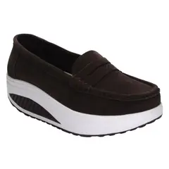 FUNWAY - Zapato Mujer Café Casual Tija-10