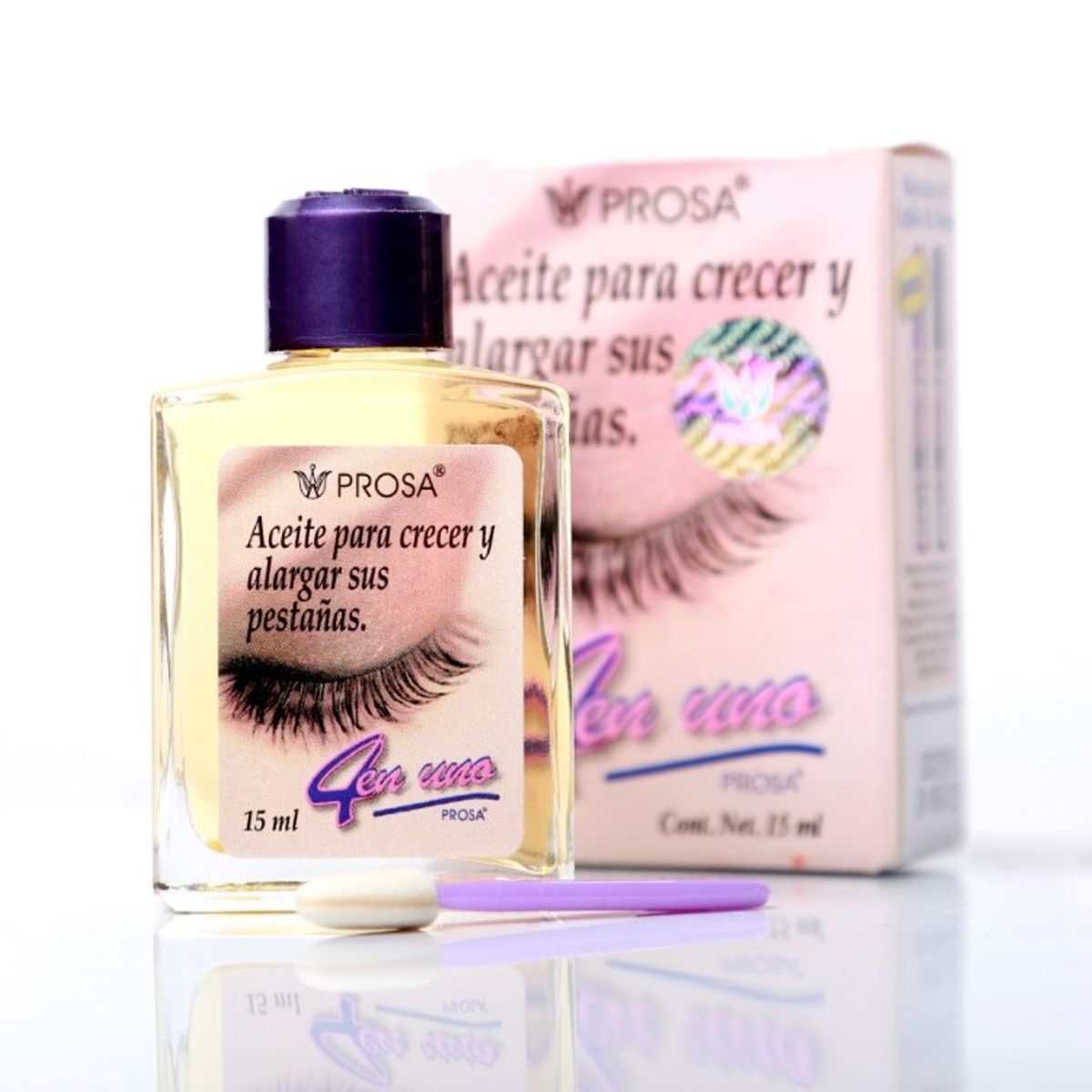 PROSA NATURAL - Aceite Fortalecedor Alarga & Desmaquilla tus Pestañas Prosa