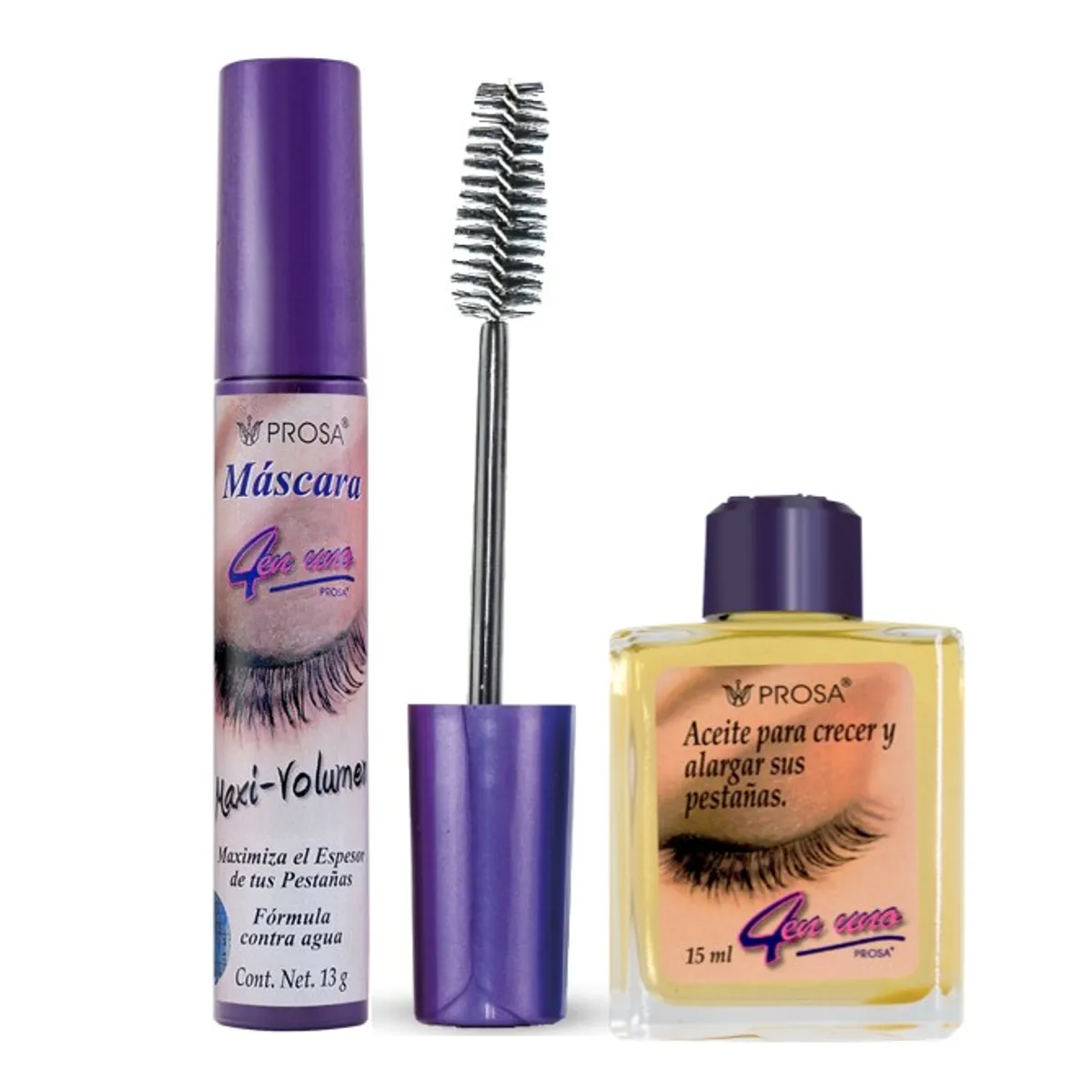 PROSA NATURAL - Pack Mascara de Pestaña  & Aceite Fortalecedor Prosa