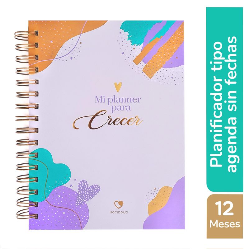 GENERICO - Mi Planner para Crecer Turquesa Agenda