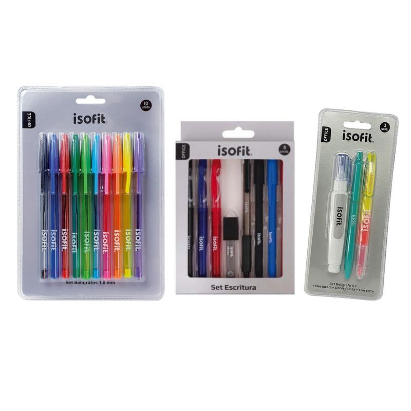 ISOFIT - Pack Lapices todo para escribir Isofit