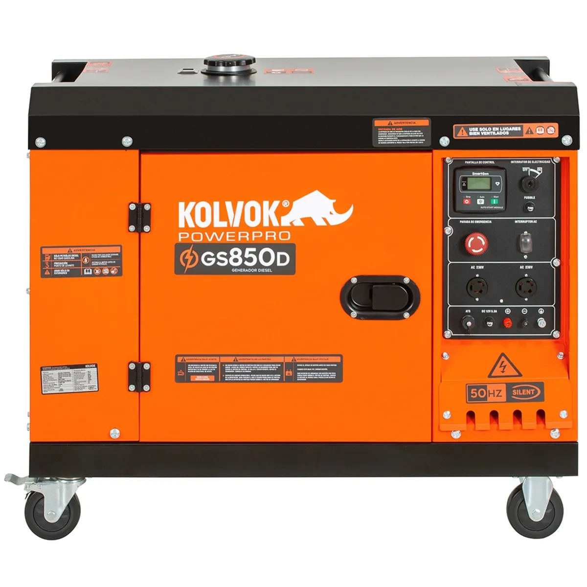 KOLVOK - Generador eléctrico a diésel 6500W partida eléctrica