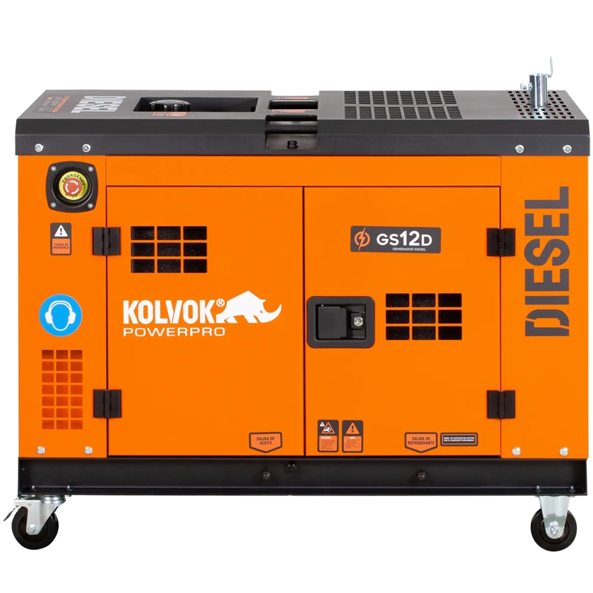 KOLVOK - Generador eléctrico a diélsel 10000W partida eléctrica