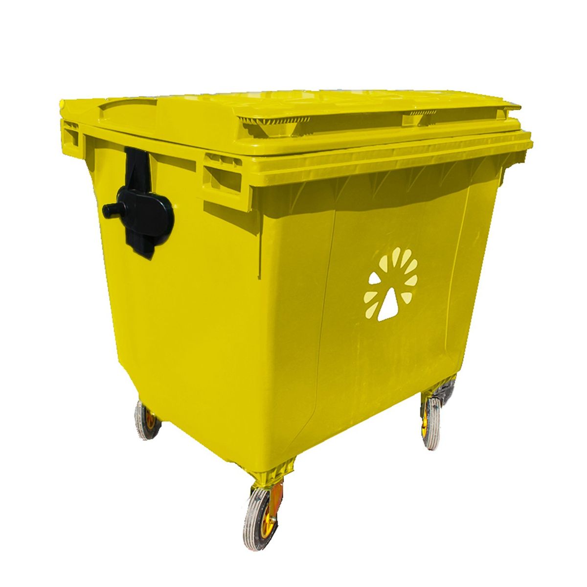 LORENZINI - Contenedor Basurero 660 L Amarillo