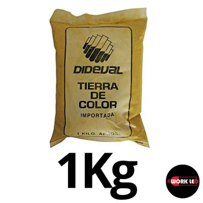 Imagen 2 del producto Tierra De Color Amarillo Bolsa 1 Kg Pack 2 Unidades