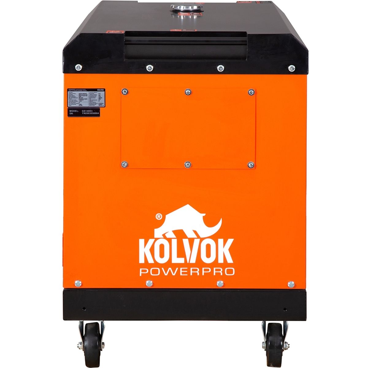 KOLVOK - Generador eléctrico a diésel 11200W trifásico partida eléctrica