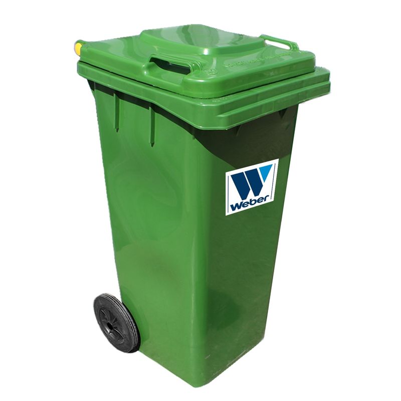 LORENZINI - Contenedor Basurero Aleman Weber 120LT Verde