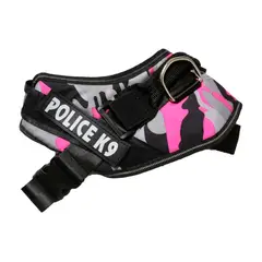 GENERICO - Arnés Para Perro K9 Police Color Fucsia L