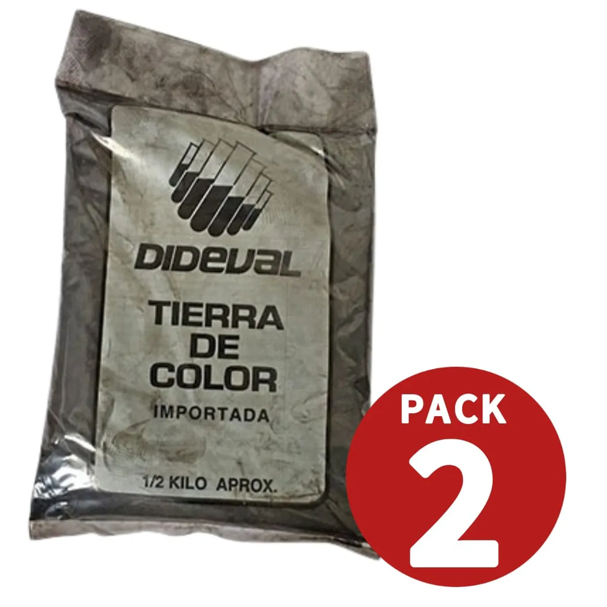 GENERICO - Tierra De Color Negro Bolsa 1/2 Kg Pack 2 Unidades
