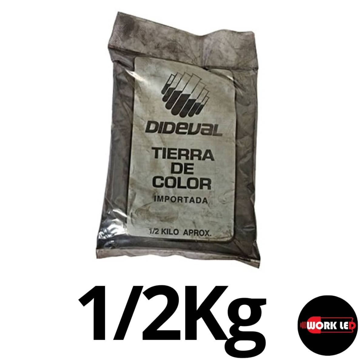 GENERICO - Tierra De Color Negro Bolsa 1/2 Kg Pack 2 Unidades