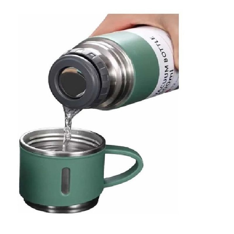 GENERICO - Kit Termo + 2 Tazas 500 Ml