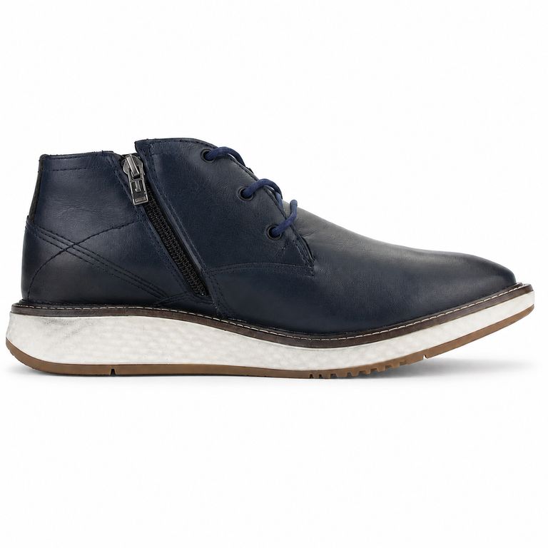 Botin Hombre Azul Marino Casual 3300